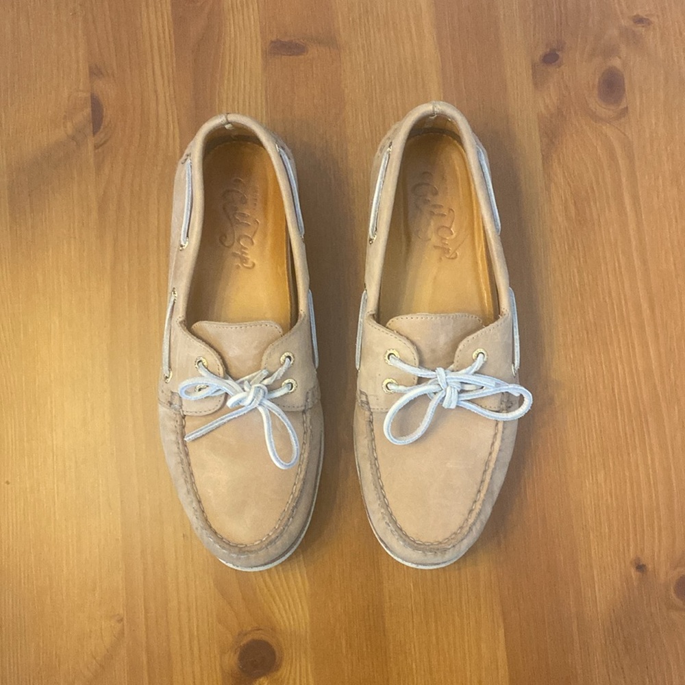 Sperry Men's Authentic Original 2-Eye Boat Shoe - Oatmeal - Picture 2 of 3